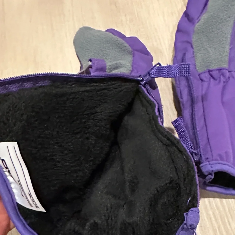 Head ski waterproof kids Small Purple Gloves